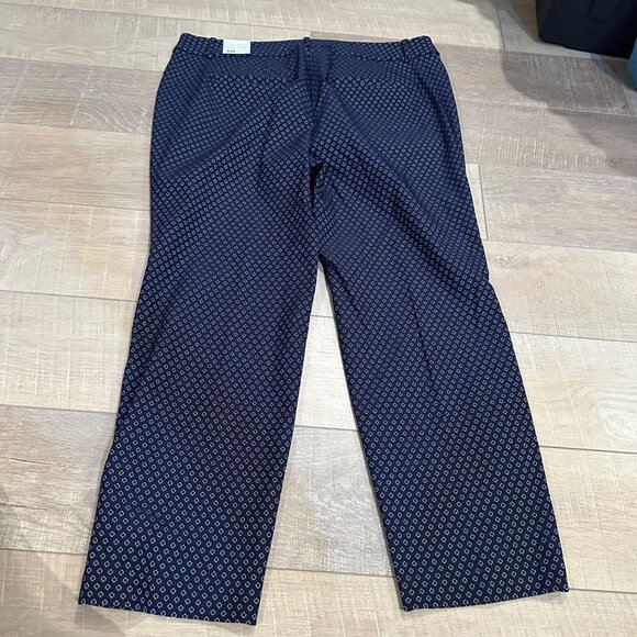 LANE BRYANT WOMENS NAVY BLUE SIZE 18 PANTS NEW SLIM ANKLE MID RISE - Picture 8 of 10